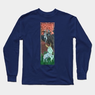 Mystic Deer and Rider Long Sleeve T-Shirt